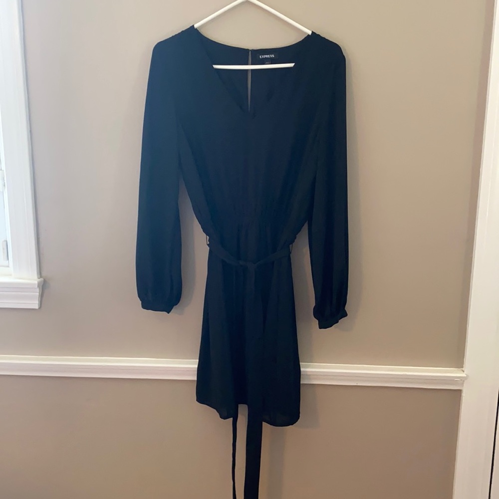 Express mini dress black